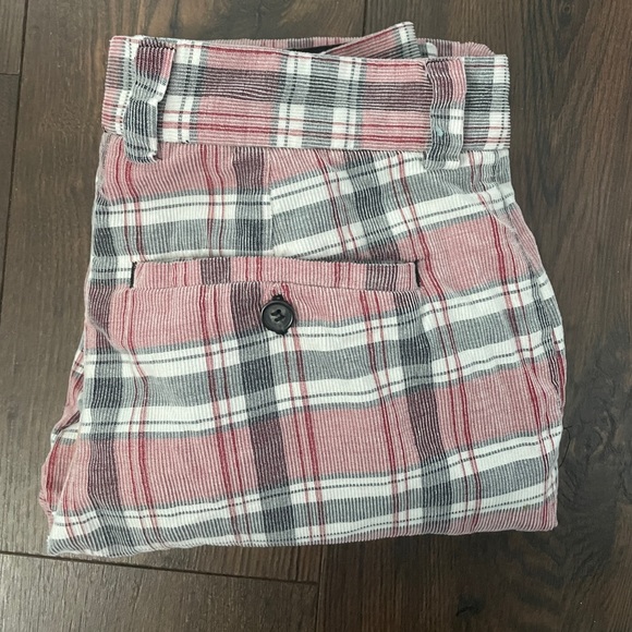 RED AND BLACK PLAID PANTS - Picture 3 of 3